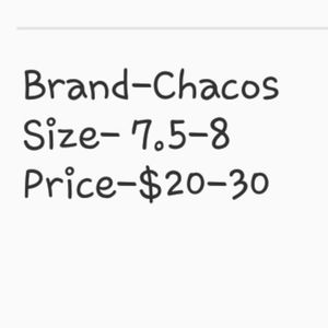 Not selling/Looking for Chacos